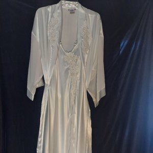 Alexandra Nicole Bride Gown and Robe Sequence Front
